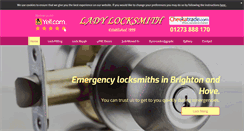 Desktop Screenshot of ladylocksmithbrighton.co.uk